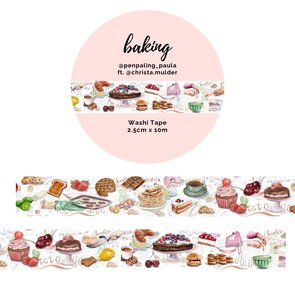 Baking - Washi Tape 25mm by Penpaling Paula