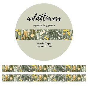 Washi Tape Wildflowers by Penpaling Paula