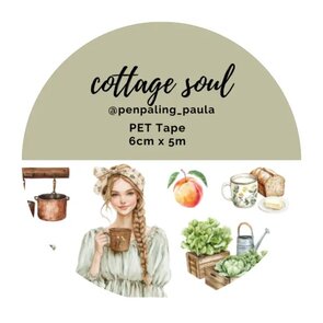 Cottage Soul - PRE-CUT PET-tape by Penpaling Paula