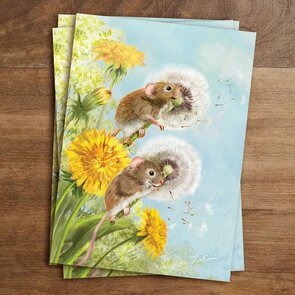 Postcard from Iris Esther - Dandelion Fun