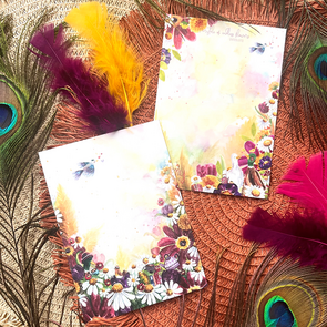 Postcard Romyillustrations - Bloemenzee 