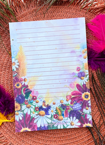 A5 Notepad Bloemenzee - Double Sided - Romyillustrations