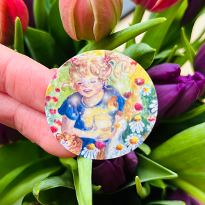 5x Sticker Vuurvliegjes vangen by RomyIllustrations