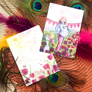 Postcard Romyillustrations - Bollebuikenfeest