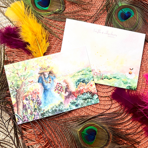 Postcard Romyillustrations - Moeder en zoon