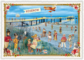 PK 1230 Tausendschön Postcard | Koserow, Neue Seebrücke