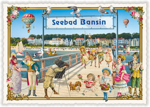 PK 1231 Tausendschön Postcard | Seebad Bansin