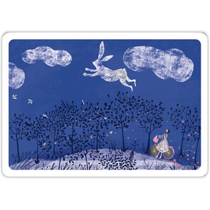 Aquarupella Méli Mélo Postcard - Lapin Nuage