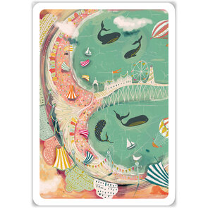 Aquarupella Méli Mélo Postcard - Port aux Baleines