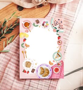 A5 Notepad Bakery - by Aniet Illustration