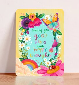 Postcard Good Vibes - Aniet Illustration