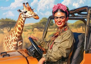 Frida Kahlo: Afrika | Postcard Fripperies