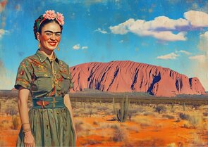 Frida Kahlo: Monument Valley | Postcard Fripperies