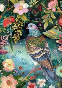 The Chinese Garden: Duif | Postcard Fripperies