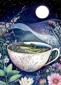 World in a cup: Landscape in Porcelain | Postcard Fripperies