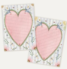 A5 Notepad Zwaluwen - Double Sided - Appeloogje