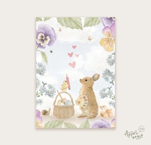 Postcard Lovely Spring - Appeloogje