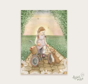 Postcard Oogappeltjes - Appeloogje