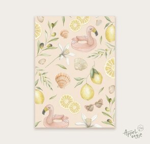 Postcard Zomerpatroon - Appeloogje