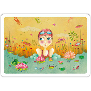 Aquarupella Méli Mélo Postcard - The Swimmer