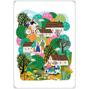 Aquarupella Méli Mélo Postcard - Village