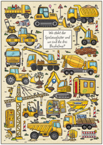 Search Postcard | Wo steht der Spielzeuglaster...