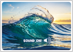 Postcard | Sound on (wave)
