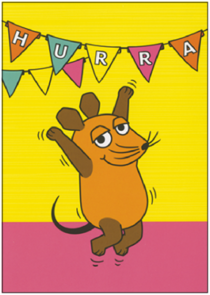 Postcard Sendung mit der Maus | Hurra