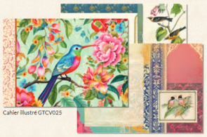 Illustrated notebook Gwenaëlle Trolez Créations - Oiseaux