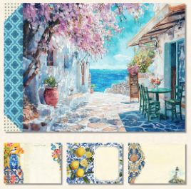 Illustrated notebook Gwenaëlle Trolez Créations - Azulejos