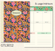 Illustrated notebook Gwenaëlle Trolez Créations - Semainier