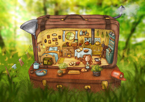 Postcard Ila Illustrations 160 Tiny bubble