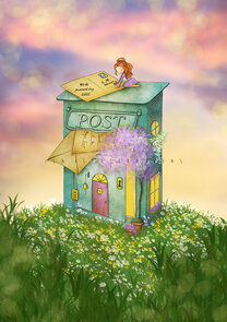 Postcard Ila Illustrations 172 World postcard day 2025