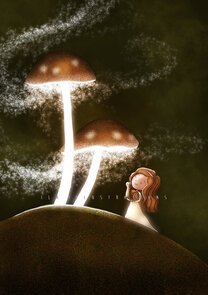 Postcard Ila Illustrations 158 - Spores