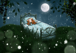 Postcard Ila Illustrations 118 - Moonlight