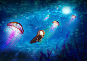 Postcard Ila Illustrations 115 - Follow me