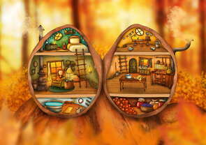 Postcard Ila Illustrations 103 - Cozy vibes