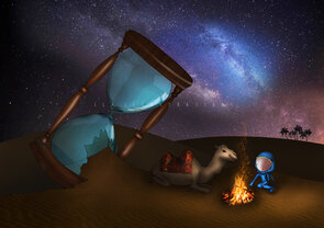 Postcard Ila Illustrations 049 - Hourglass