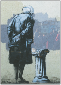 Postcard Banksy Tushita | ArtBuff