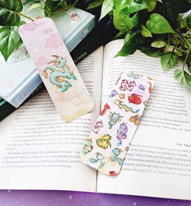 Dragon buddies Bookmark by Dreamchaserart
