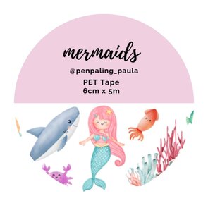 Mermaids - PRE-CUT PET-tape by Penpaling Paula