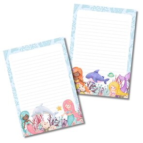 Mermaids - Letter Pad by Penpaling Paula