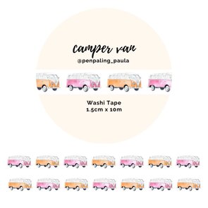 Washi Tape Camper Van by Penpaling Paula
