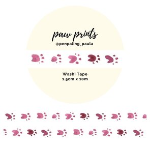 Washi Tape Paw Prints by Penpaling Paula