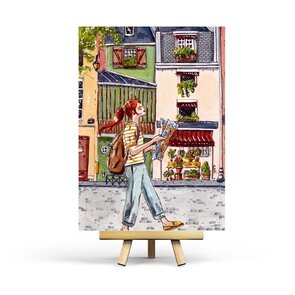 July - Postcard by Penpaling Paula