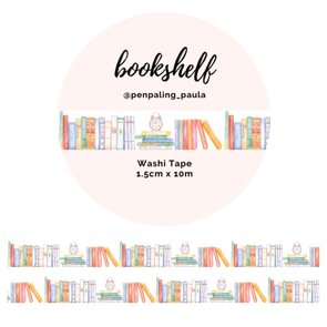 Washi Tape Bookshelf by Penpaling Paula