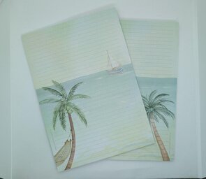 A4 Notepad Palm Beach - by StationeryParlor
