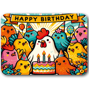 Postcard Gutrath Verlag | Rooster and hens