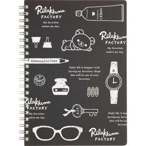 San-X Rilakkuma Ring Binder Notebook | Rilakkuma Factory