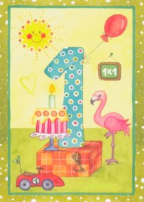 Postcard Inga Berkenstrater | 1 - Children's Birthday